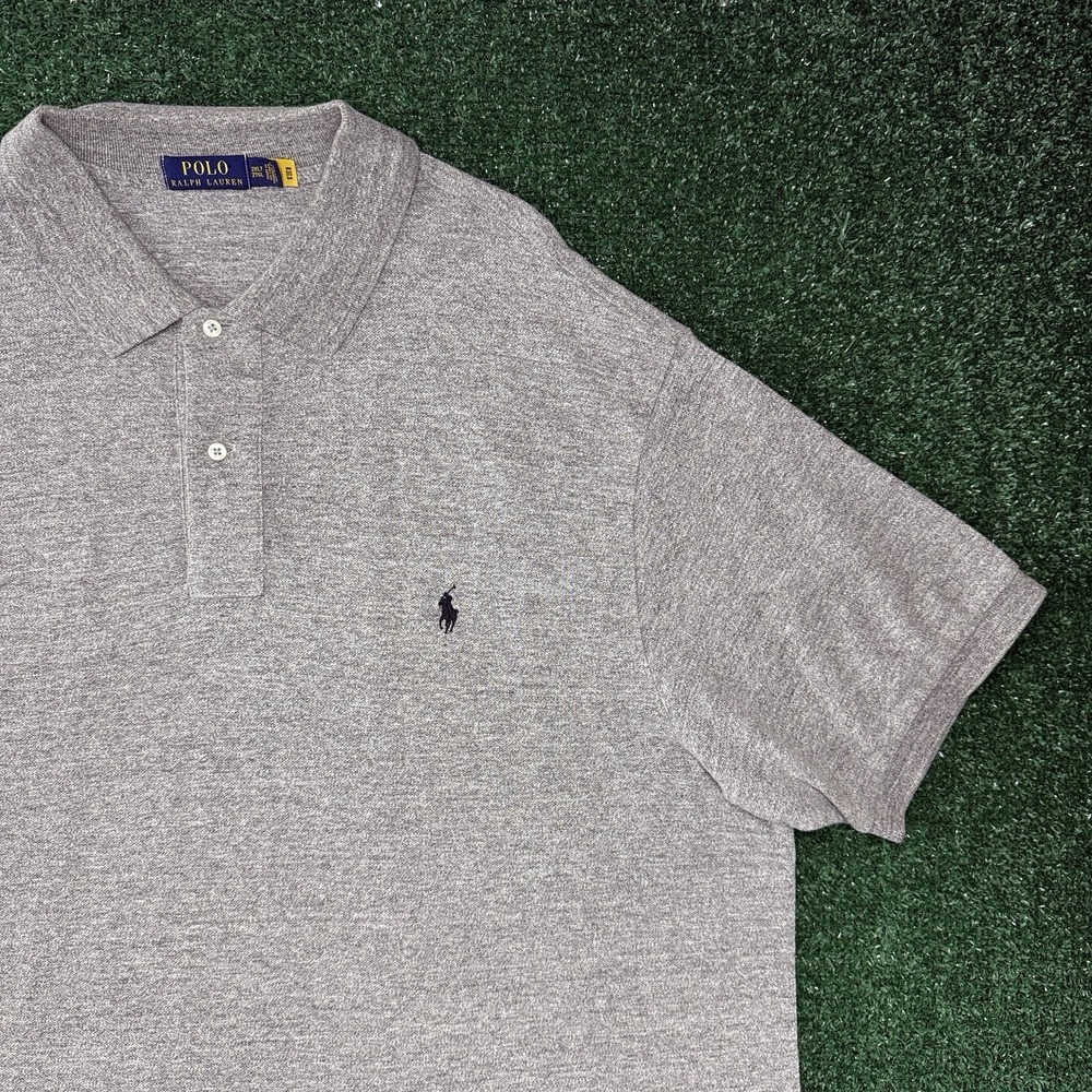 Polo Ralph Lauren Men's Short Sleeve Polo Shirt Size 2XLT Gray